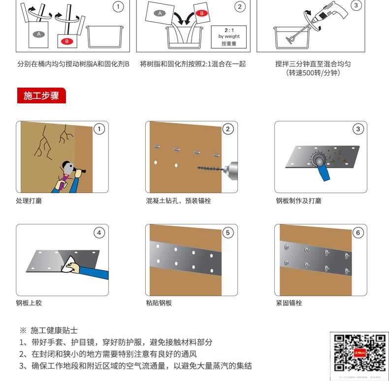 包钢赣县粘钢加固施工过程